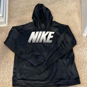 Nike logo sweatshirt Dri-fit Size large Black